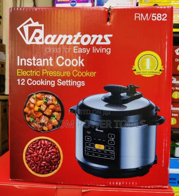 Ramtons Electric Pressure Cooker 6litres