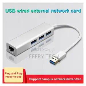Ryra Type C to Ethernet Hub 4 Ports Usb 3.0/2.0 Multi-Port A