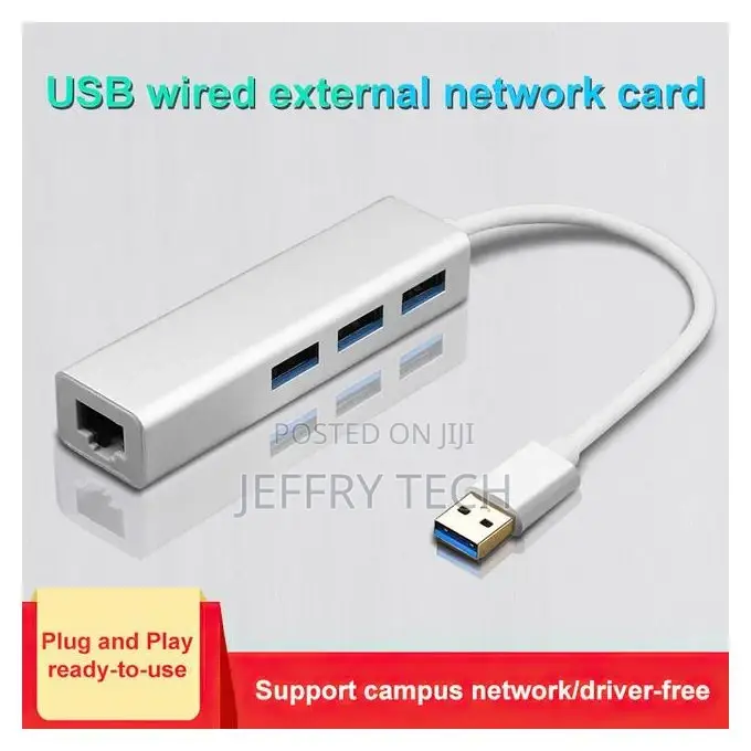 Ryra Type C to Ethernet Hub 4 Ports Usb 3.0/2.0 Multi-Port A