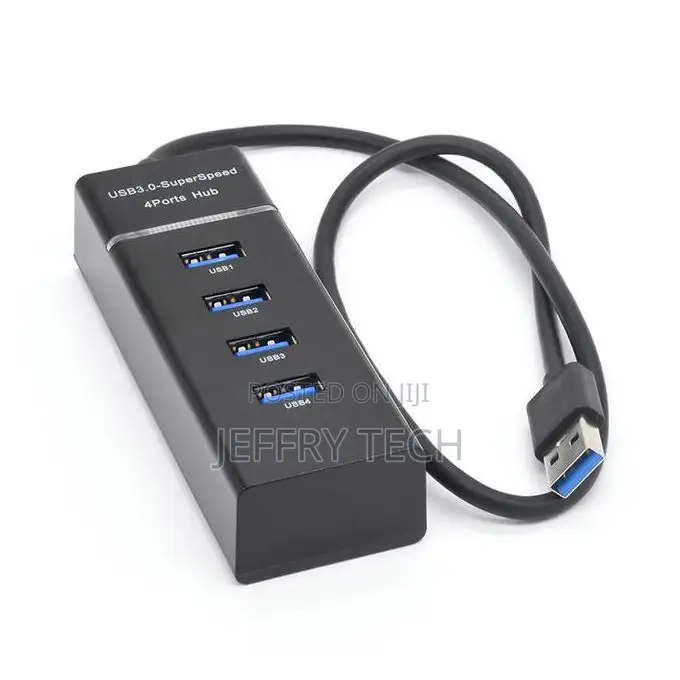 Usb 3.0 Hub High Speed Led 4 Port Cable Splitter 5gbps Usb D