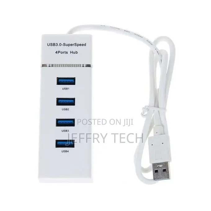 Usb 3.0 Hub High Speed Led 4 Port Cable Splitter 5gbps Usb D