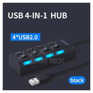 Usb 2.0 3.0 Hub One Drag Four Extension Splitter Plug Play A - thumbnail 2