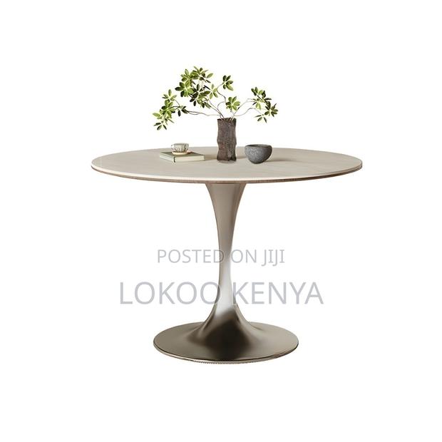 Dining Table: Round 2-Seater Dining Table Set - thumbnail 3