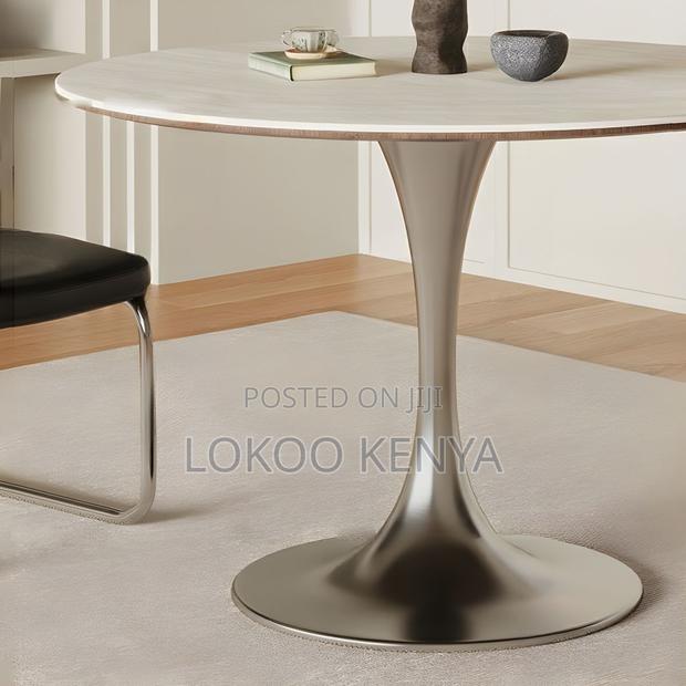 Dining Table: Round 2-Seater Dining Table Set - thumbnail 2