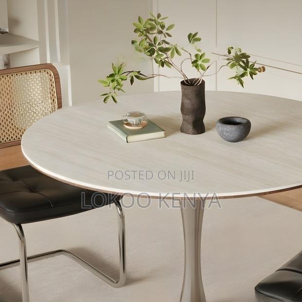 Dining Table: Round 2-Seater Dining Table Set - thumbnail 6