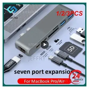 Type C Hub Adapter Dongle Compatible for Macbook 13" 15" 20