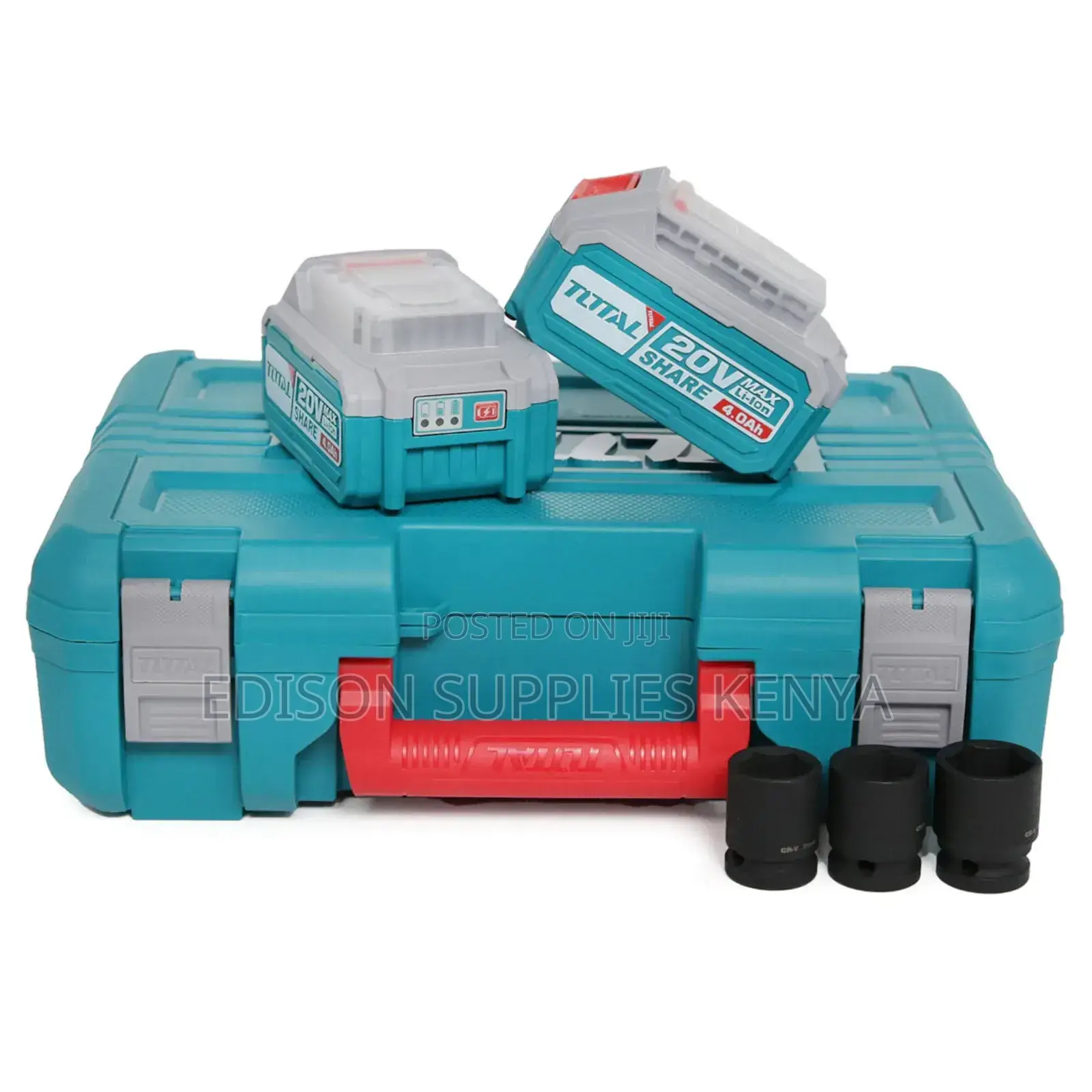 Cordless Impact Wrench Total 500nm 20V 4.0ah Batteries 2pcs