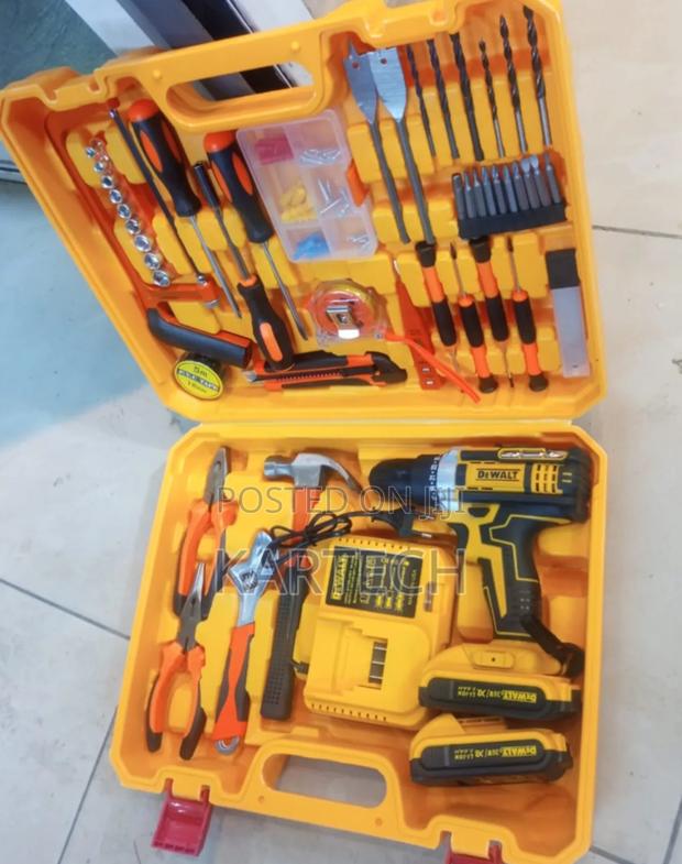 Dewalt 36 Volts Cordless Drill Set With 2 Batteries
