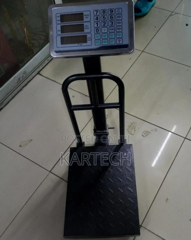 150kgs Digital Platform Scale With Rail - main view