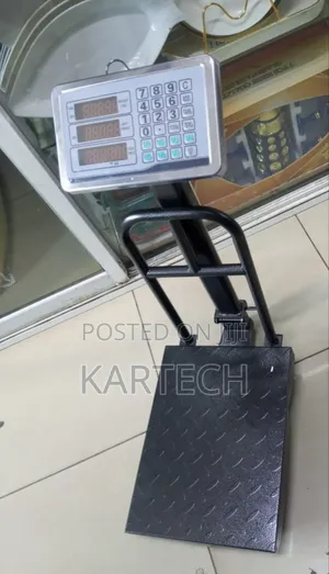 Heavy Duty Digital Platform Scale 150kgs With Rail