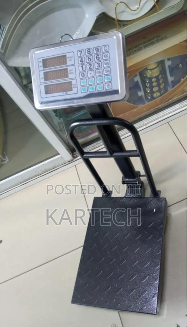 Heavy Duty Digital Platform Scale 150kgs With Rail - main view