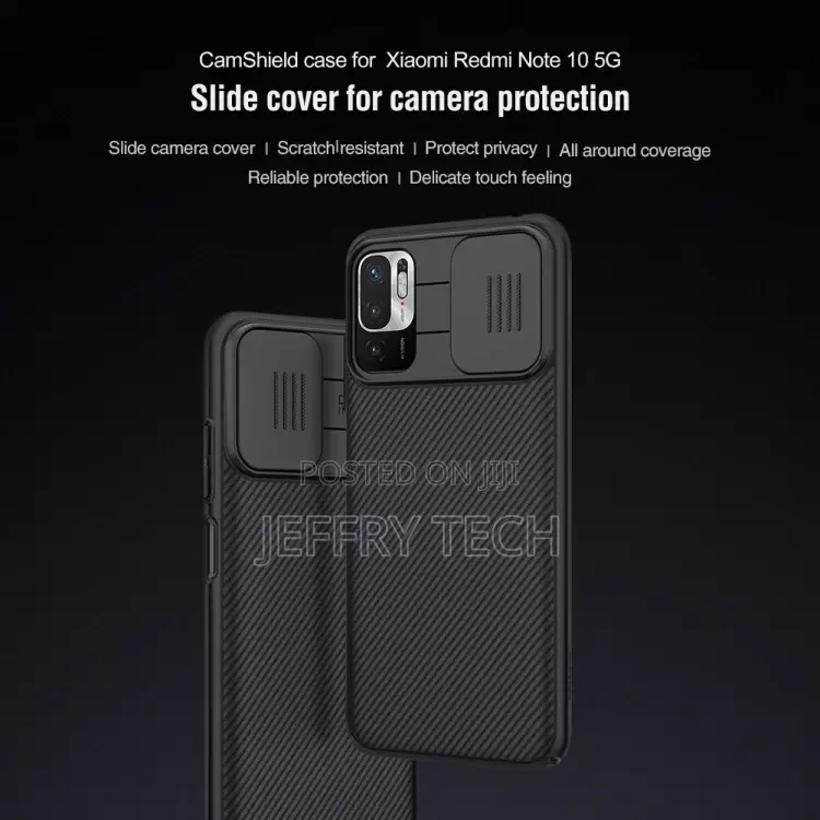 Xiaomi Redmi Note 10 5G NILLKIN Black Mirror Pro Series Cams