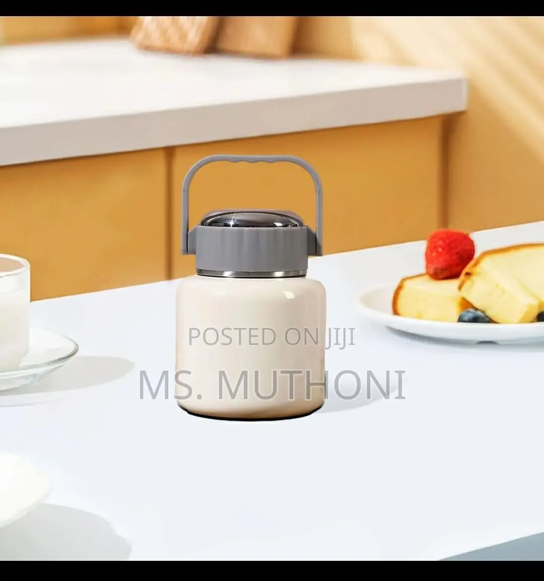 UNBREAKABLE Portable Insulated Thermo Food Flask *