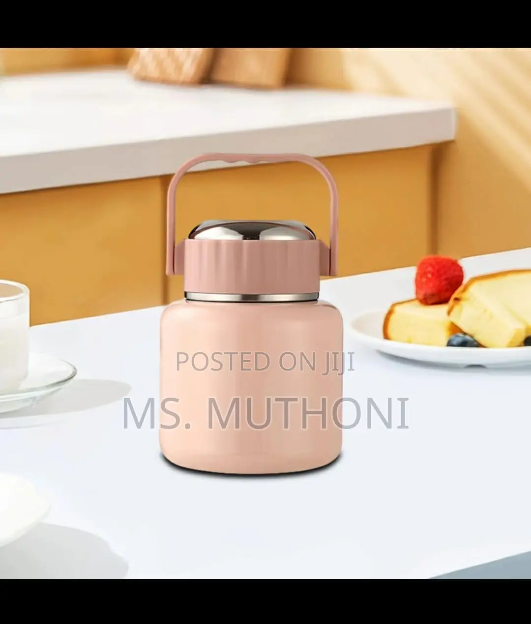 UNBREAKABLE Portable Insulated Thermo Food Flask *