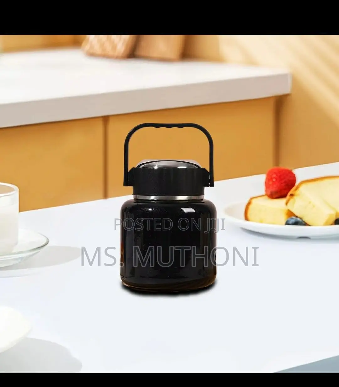 UNBREAKABLE Portable Insulated Thermo Food Flask *