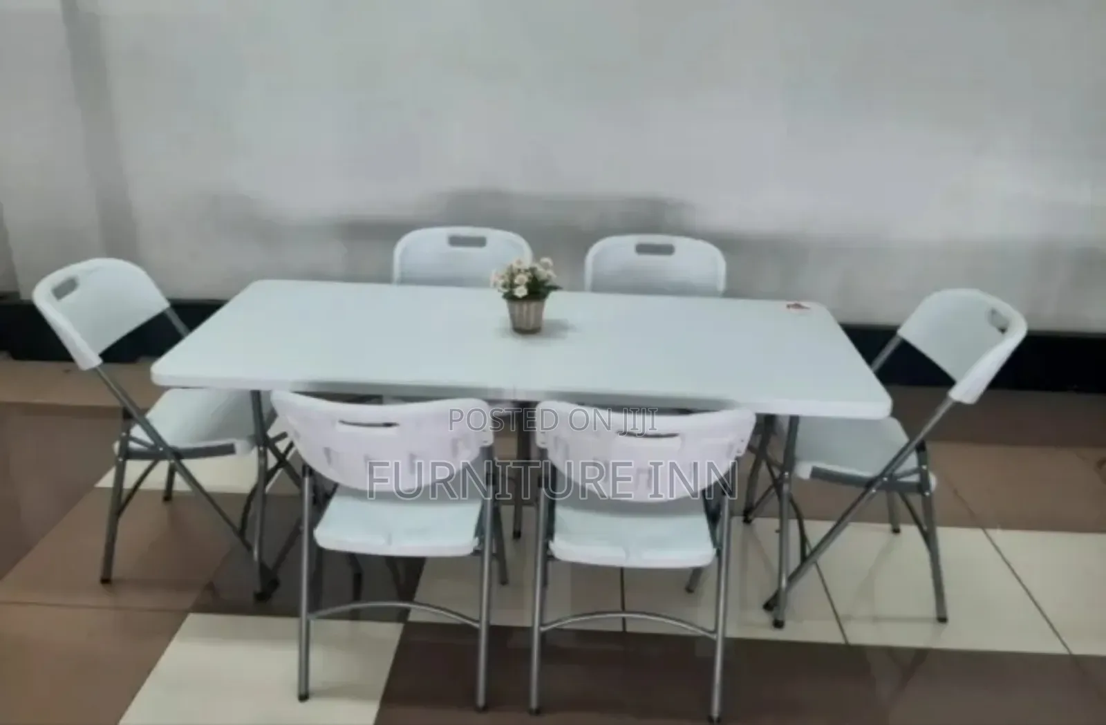 6 Seater Restaurant Foldable Table and Chair