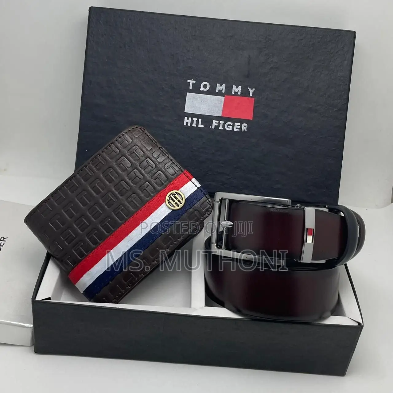 Tommy Belt Wallet Men’S Gift Set