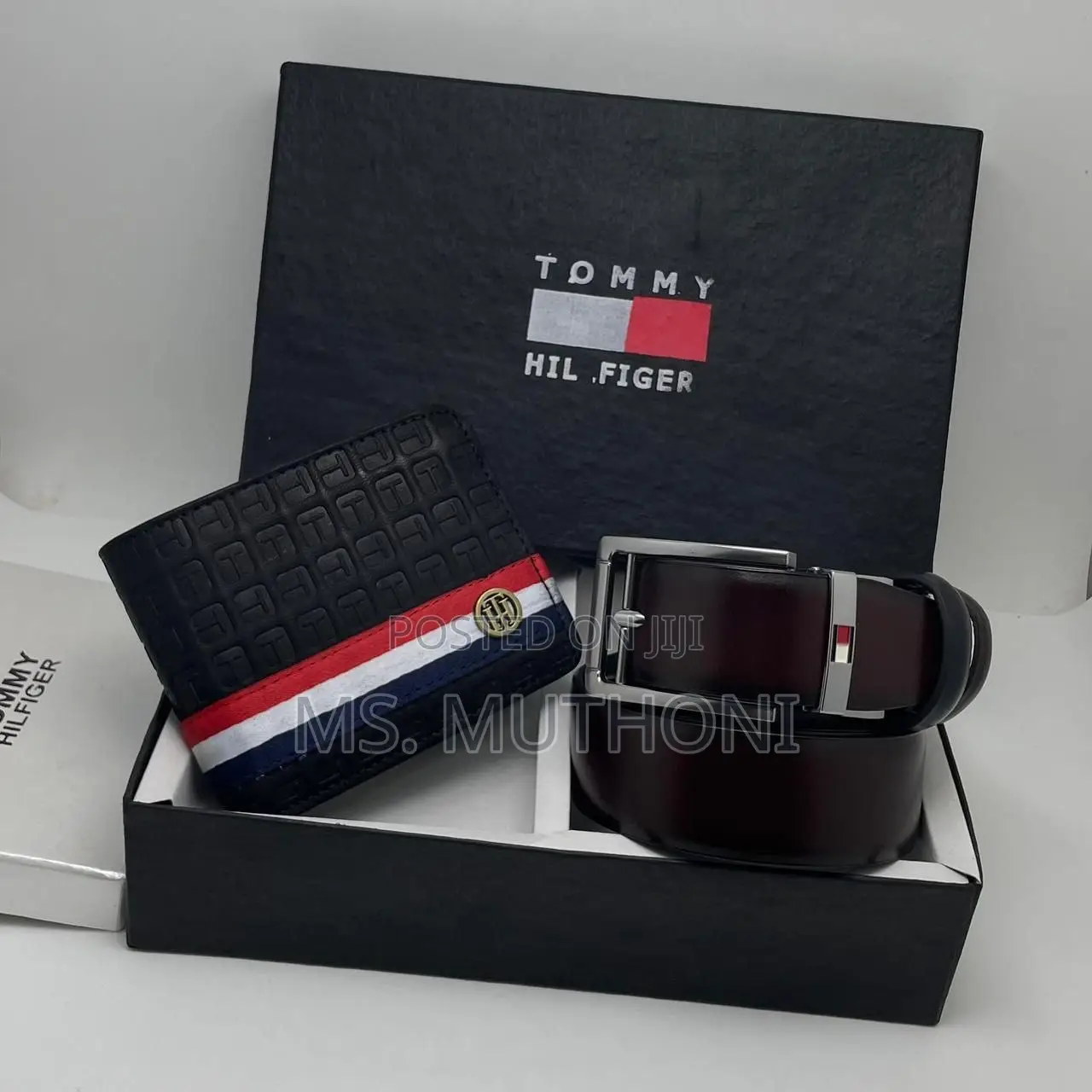 Tommy Belt Wallet Men’S Gift Set