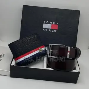 Tommy Belt Wallet Men’S Gift Set