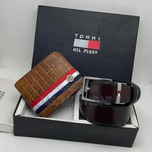 Tommy Belt Wallet Men’S Gift Set