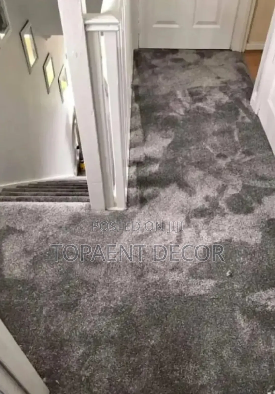 Dark Grey Corridor and Staircase Wall to Wall Vip Carpets