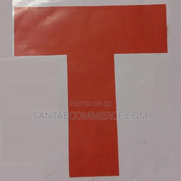 T Label Vehicle Sticker