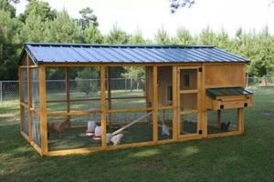 Wooden Chicken Run House - thumbnail 2