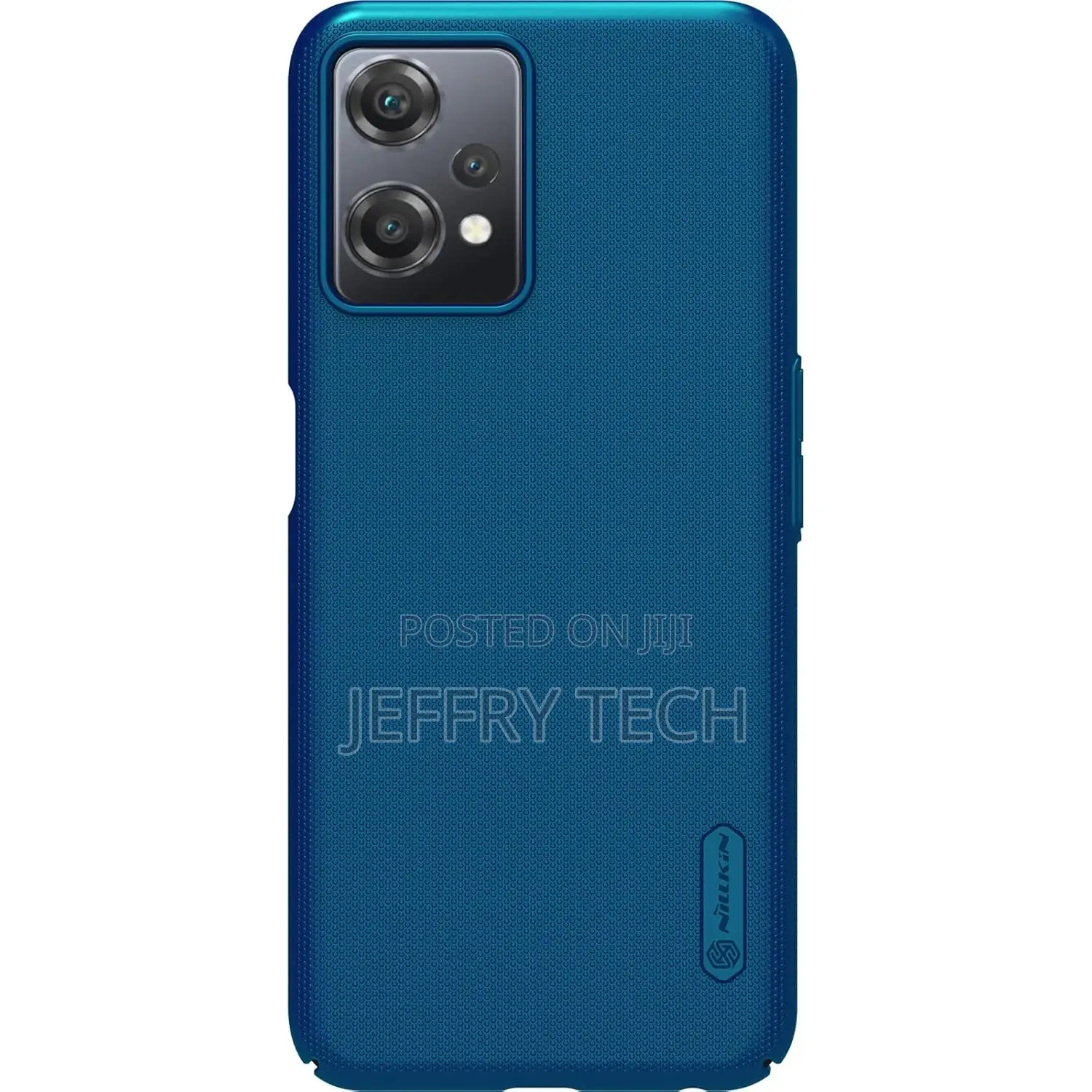 Oneplus Nord Ce 2 Lite 5g Back Dotted Grip Cover Pc Blue Col