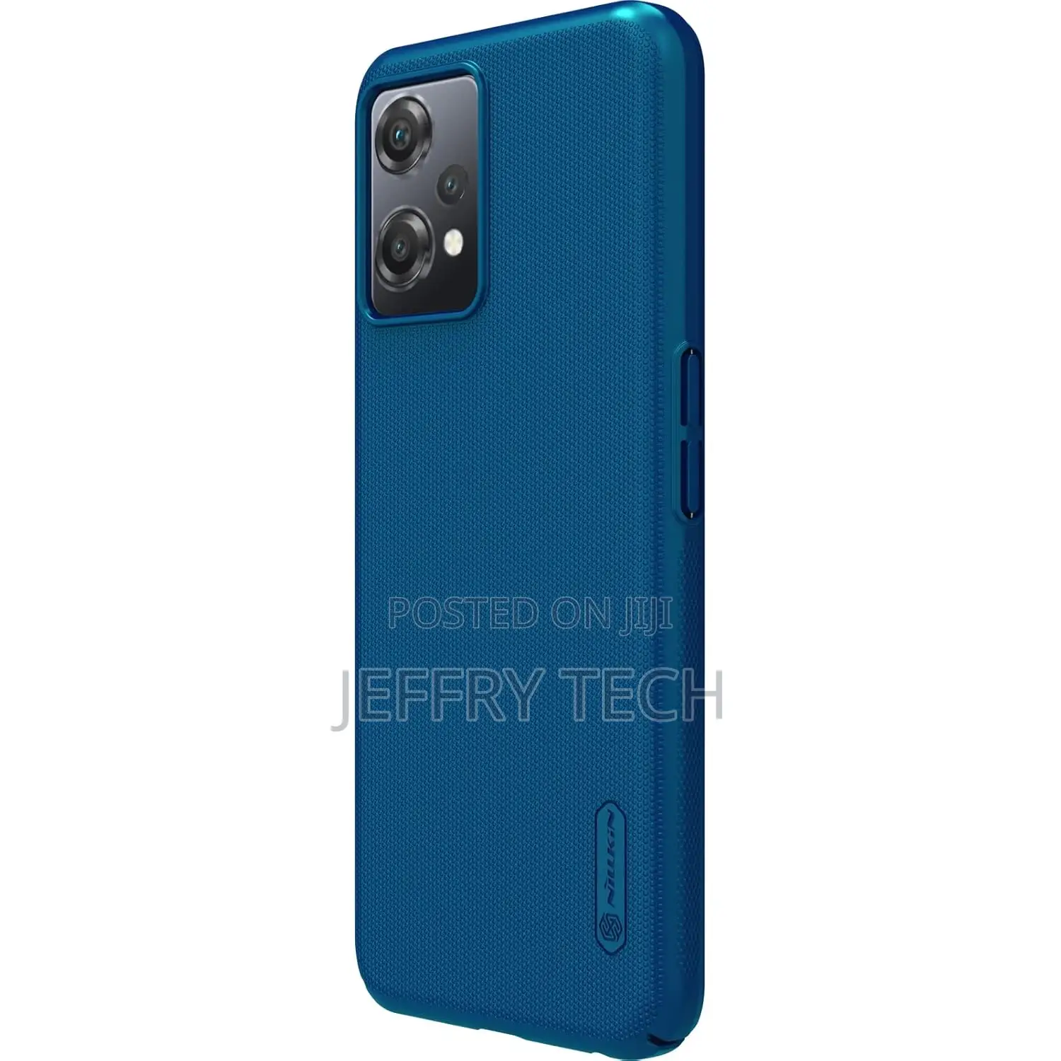 Oneplus Nord Ce 2 Lite 5g Back Dotted Grip Cover Pc Blue Col