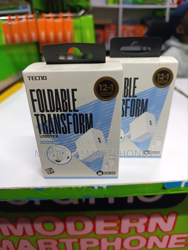 Tecno Foldable Transform U100TKB Usb Charger - main view