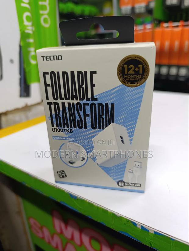Tecno Foldable Transform U100TKB Usb Charger - thumbnail 3