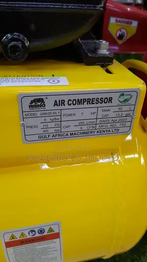 Rhino 50L Petrol Powered Compressor