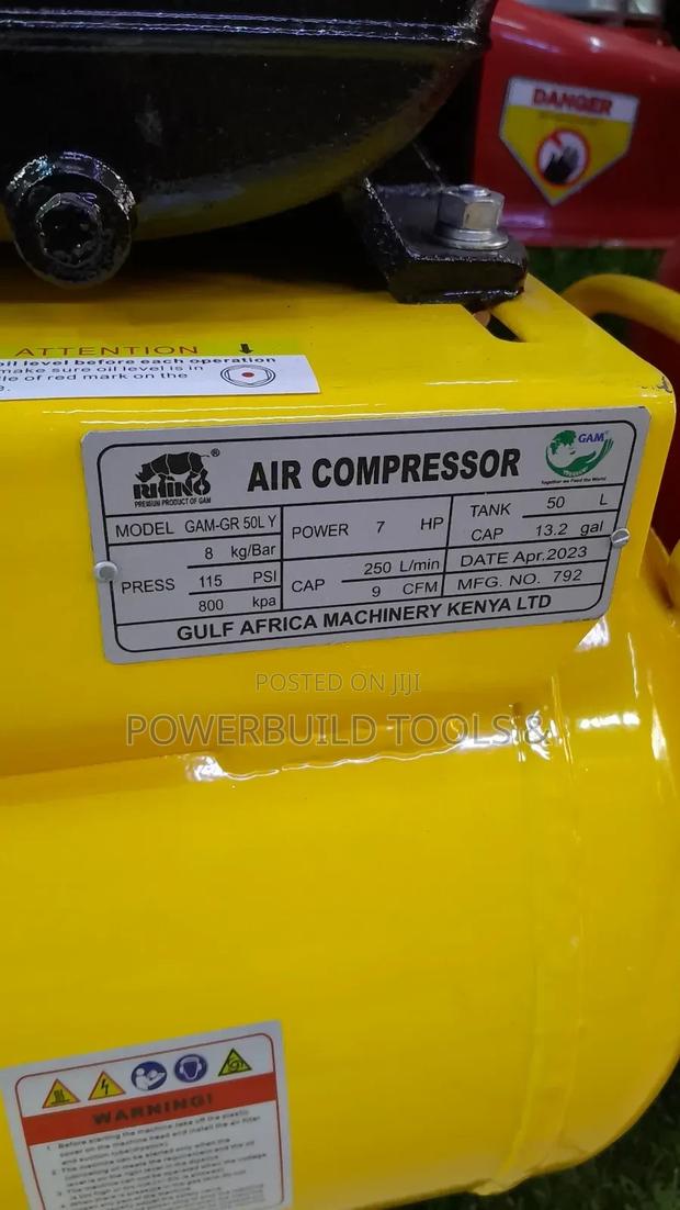 Rhino 50L Petrol Powered Compressor - thumbnail 3