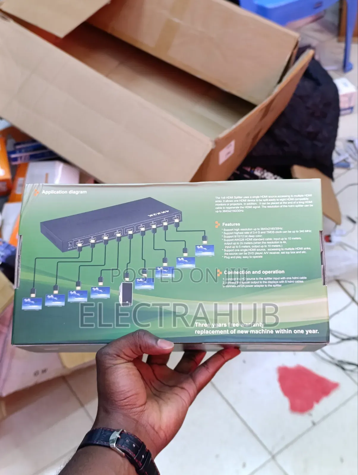Hdmi 1*8 Splitter Brand New Sealed in a Shop