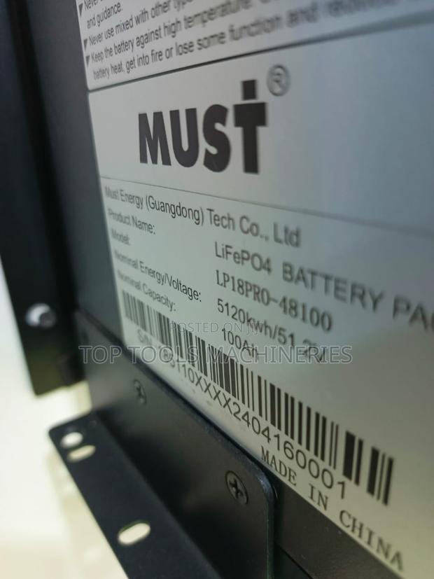 Must 5kw 48v Lithium Battery - thumbnail 2