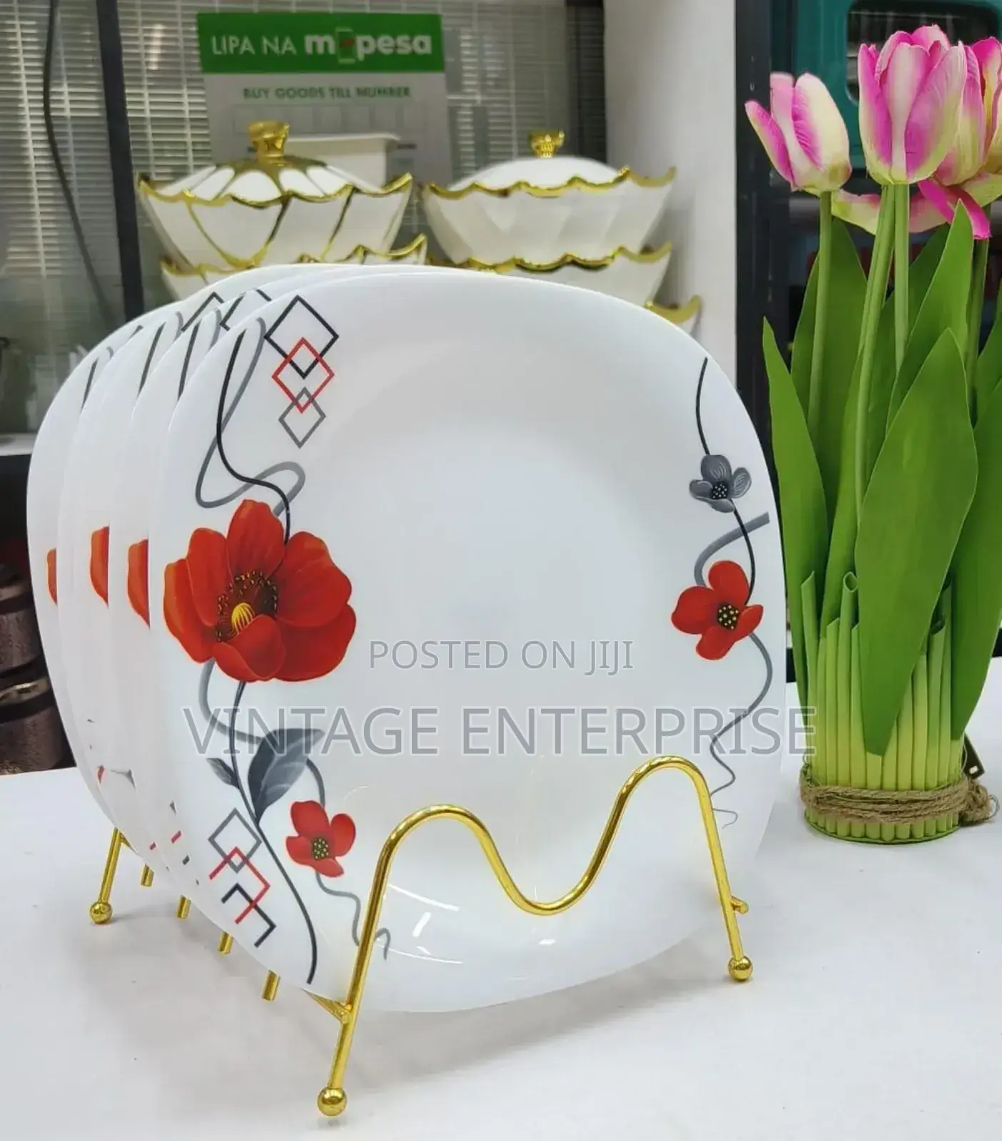 11inch Ceramic Dinner Plates 6pcs