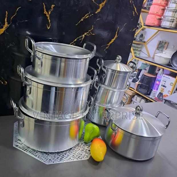7pcs Tornado Stainless Steel Cookware Set - main view