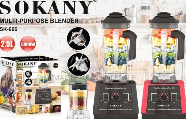 2in1, 5000 Watts Sokany Commercial Blender - main view