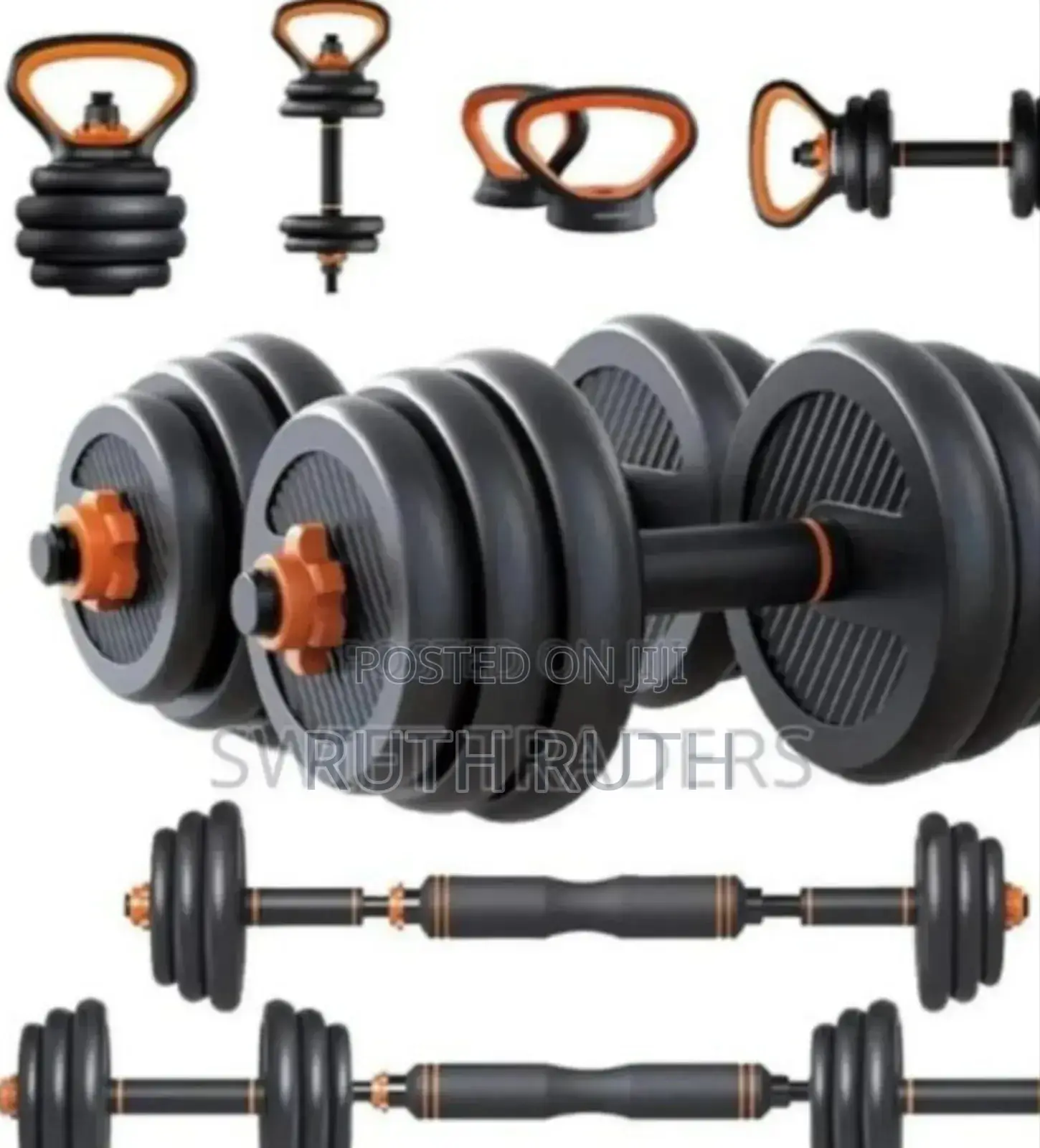 50 Kg 6 in 1 Dumbells