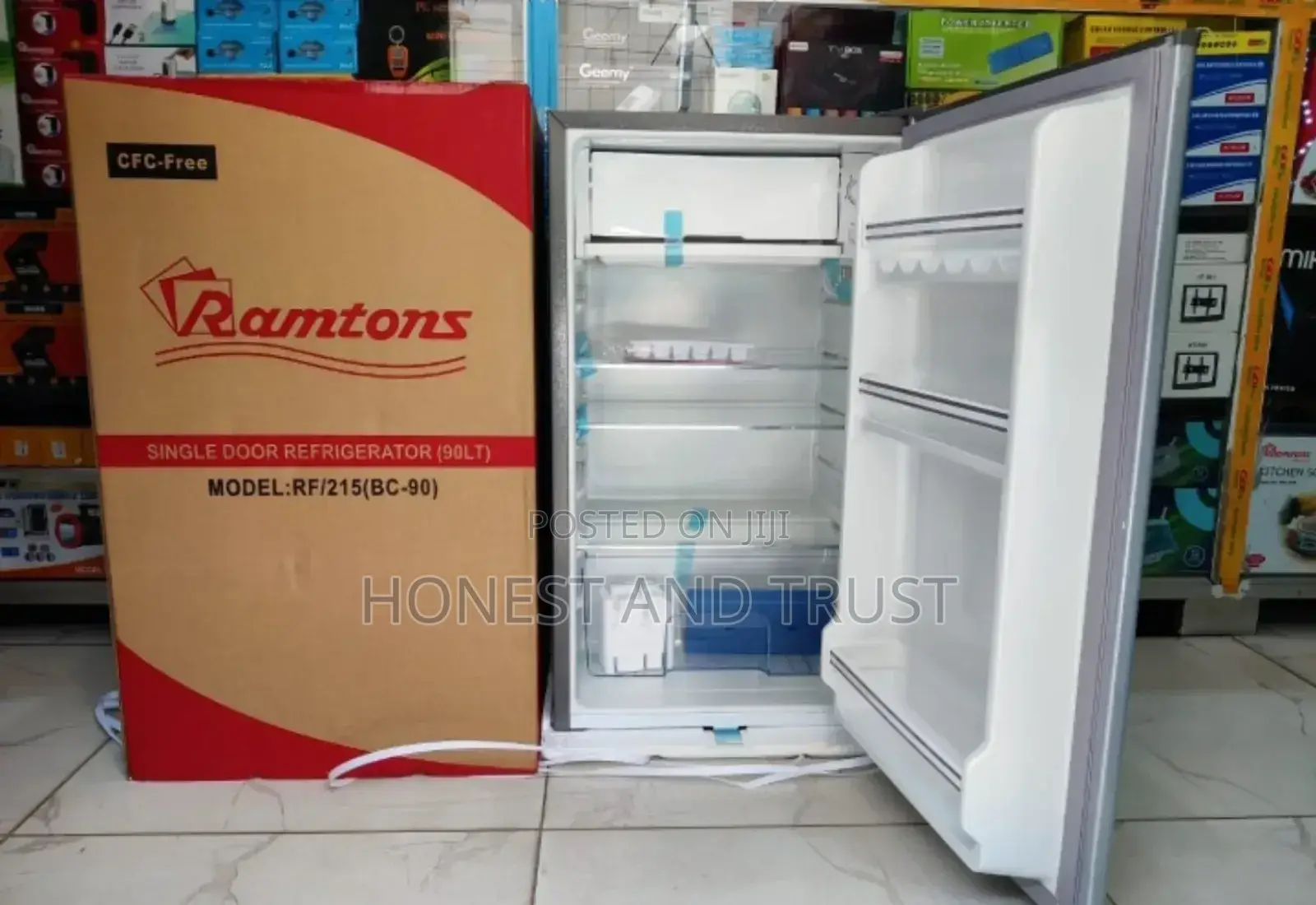 90 Litres Ramtons Single Door Refrigerator