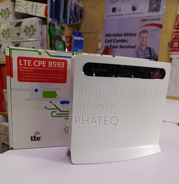 Office Huawei B593 LTE CPE 4G Wifi Router With Simcard Slot