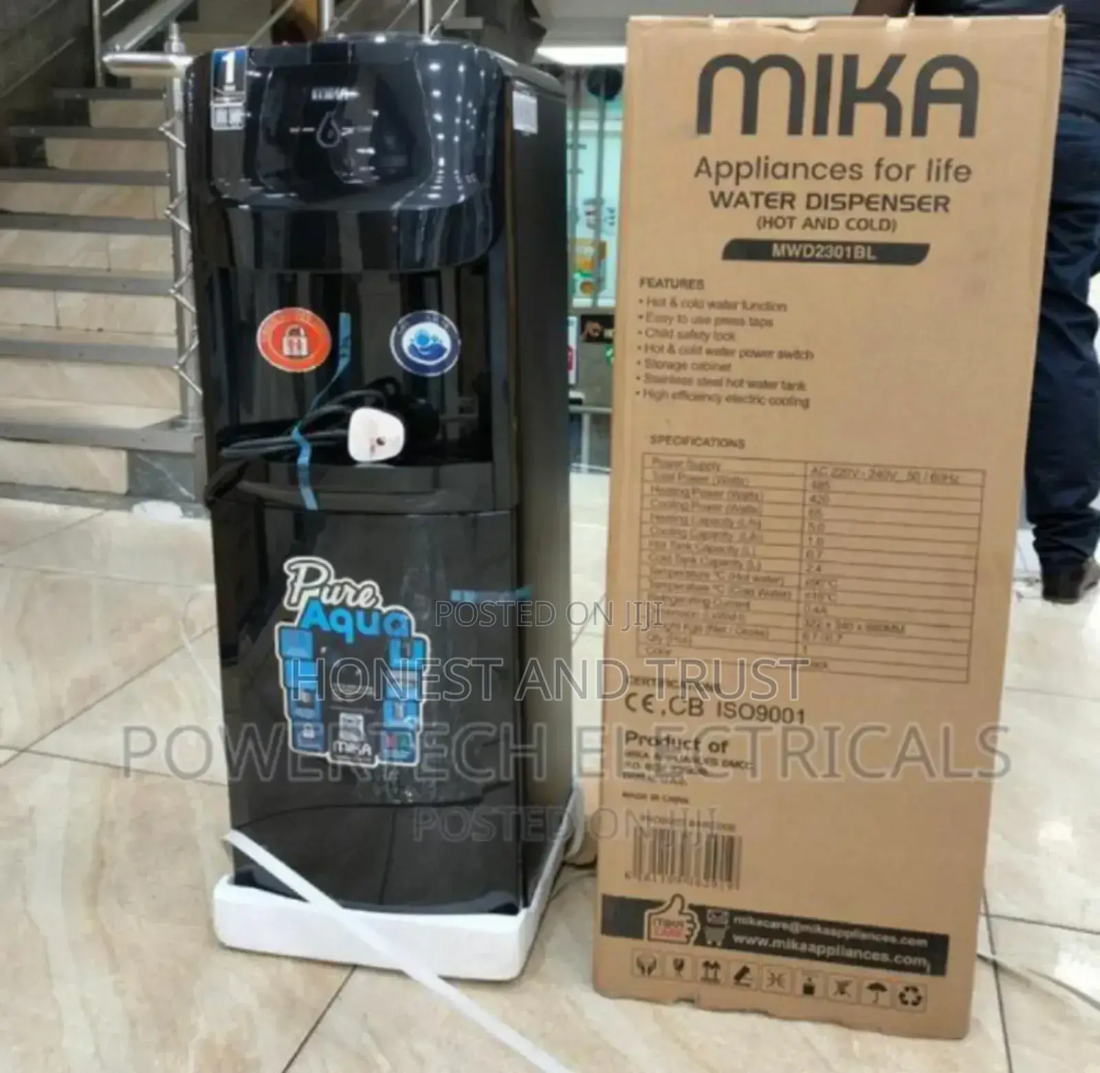 Mika Hot and Cold Water Dispenser