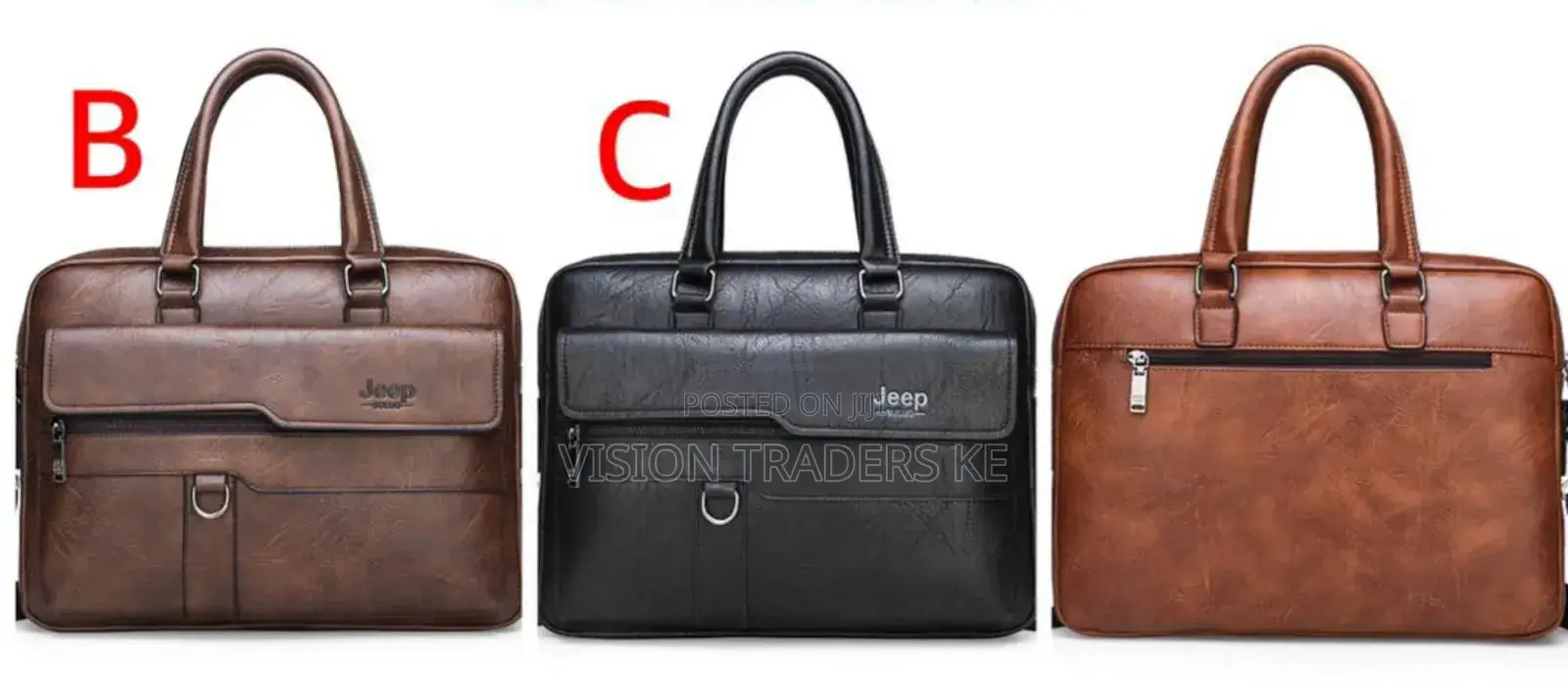 Perfect Jeep Buluo Leather Laptop Bags