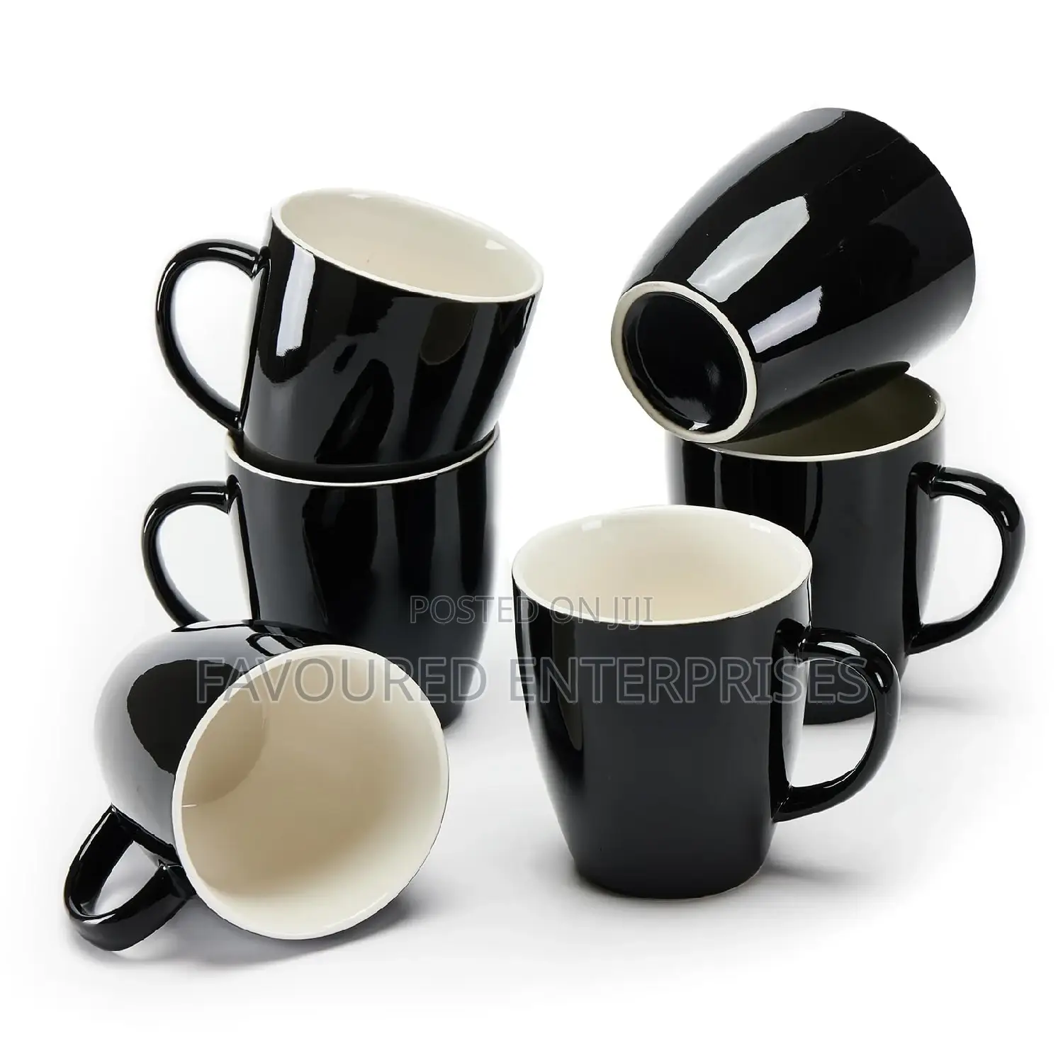 Black Ceramic Mug