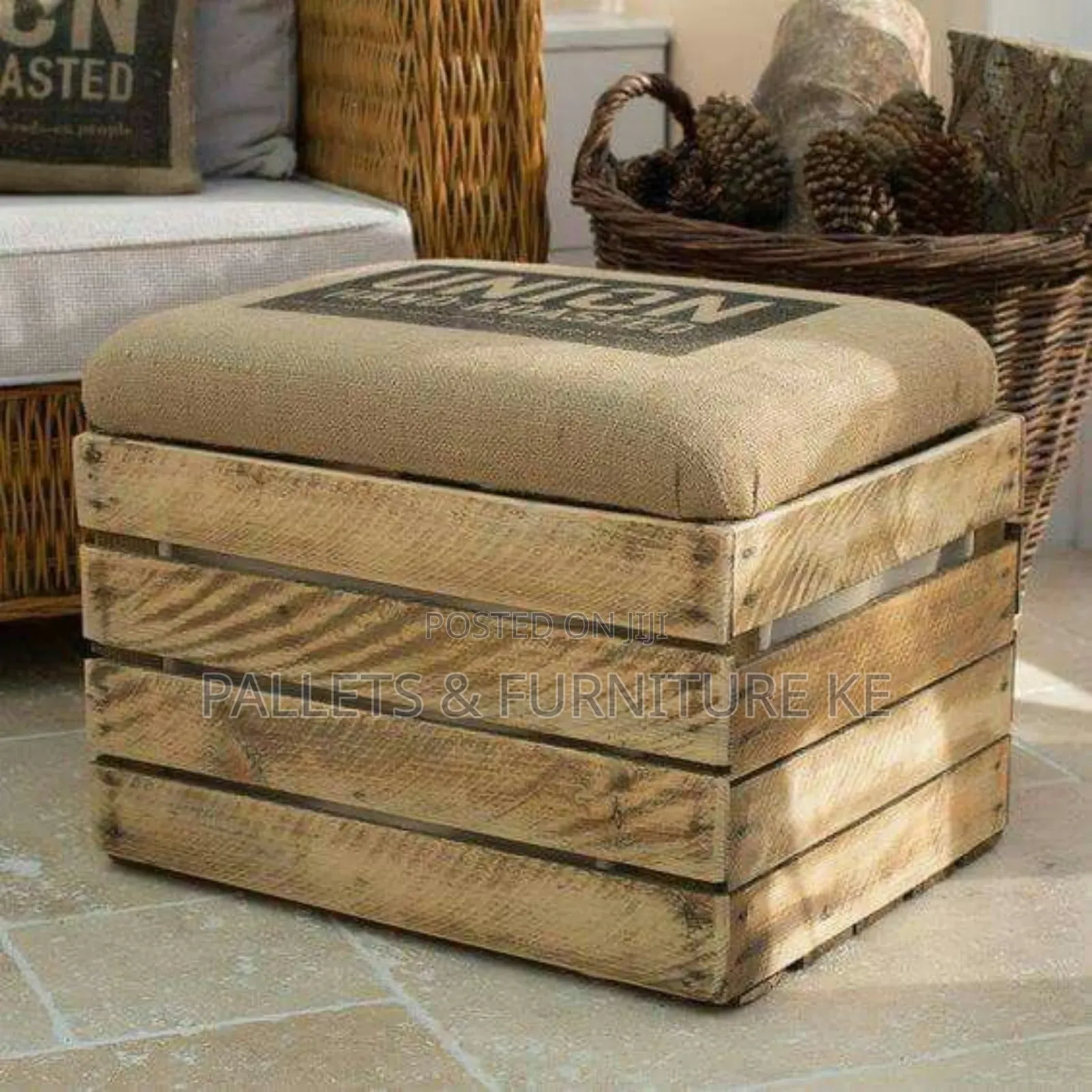 Wooden Storage Seat