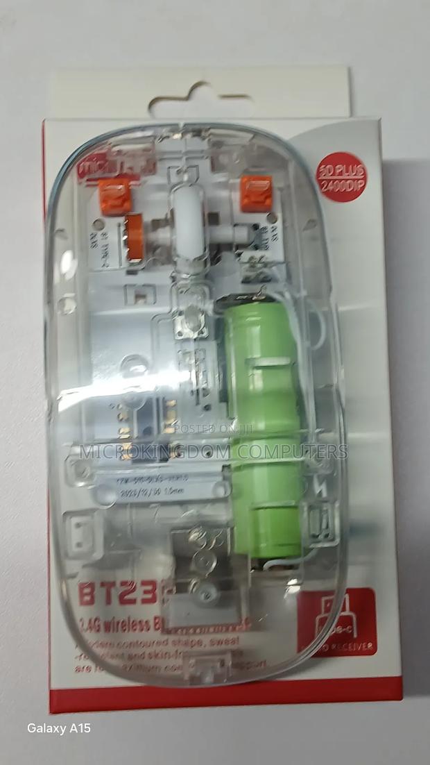 Bt235 Dual Transparent Rechargeable Mouse