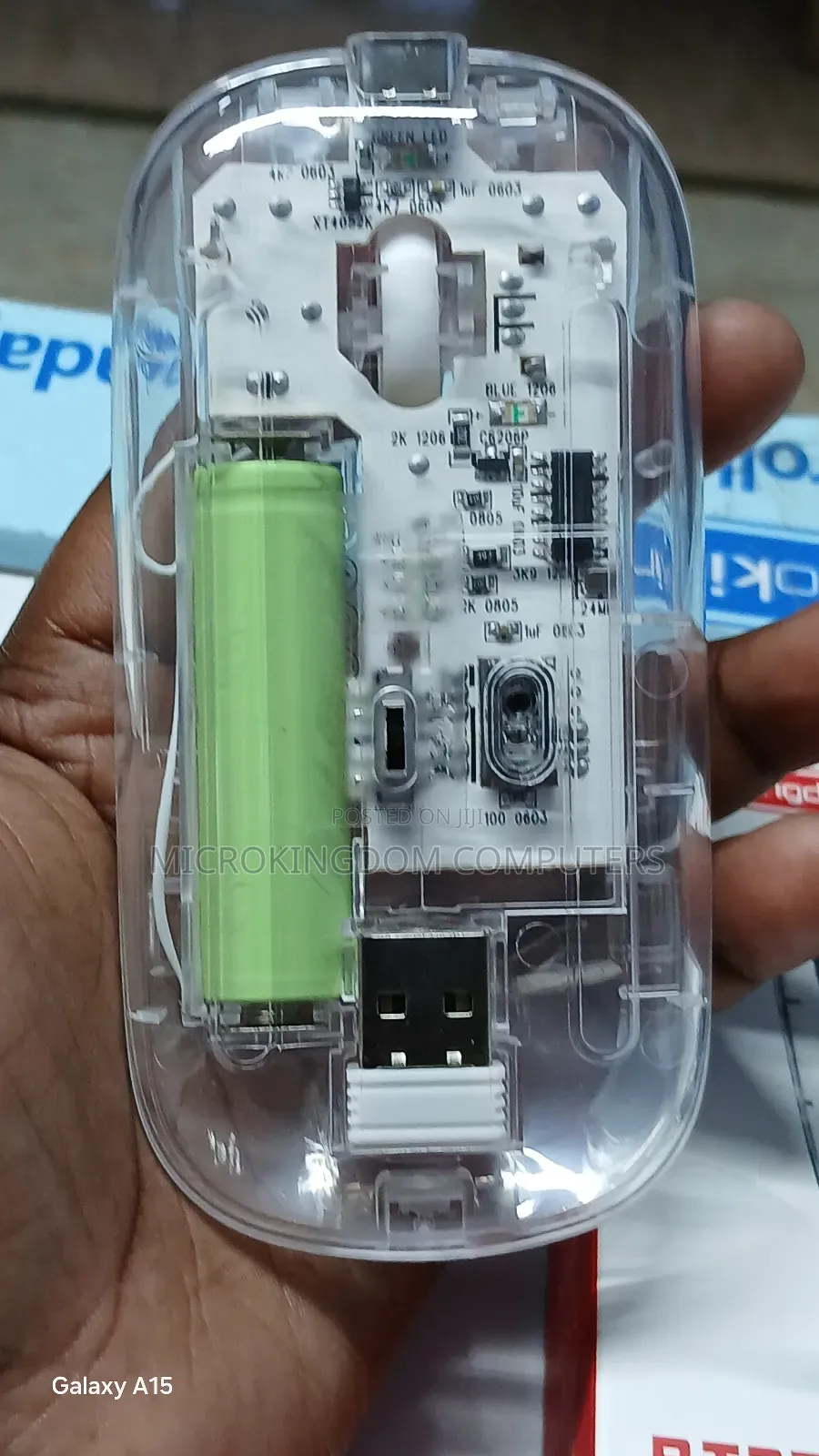 Bt235 Dual Transparent Rechargeable Mouse