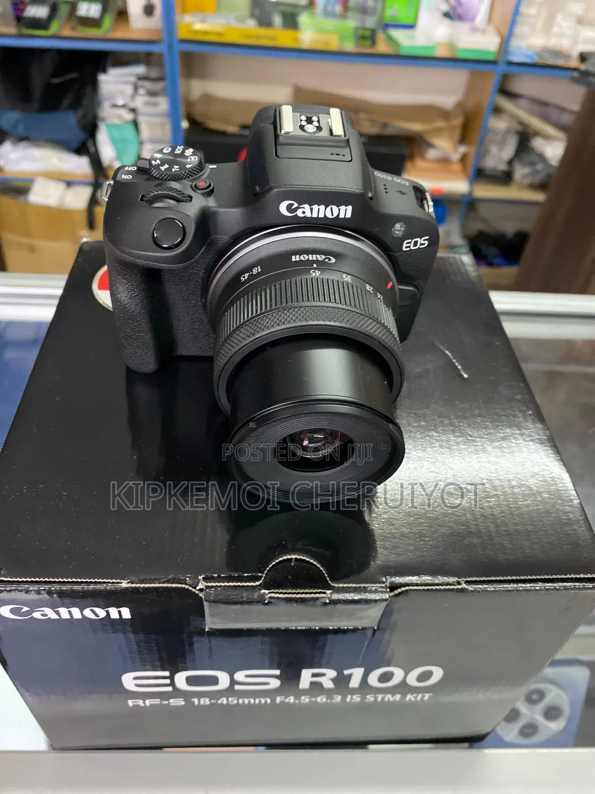 Canon Eos R100 Mirrorless Camera With 18-45mm Lens