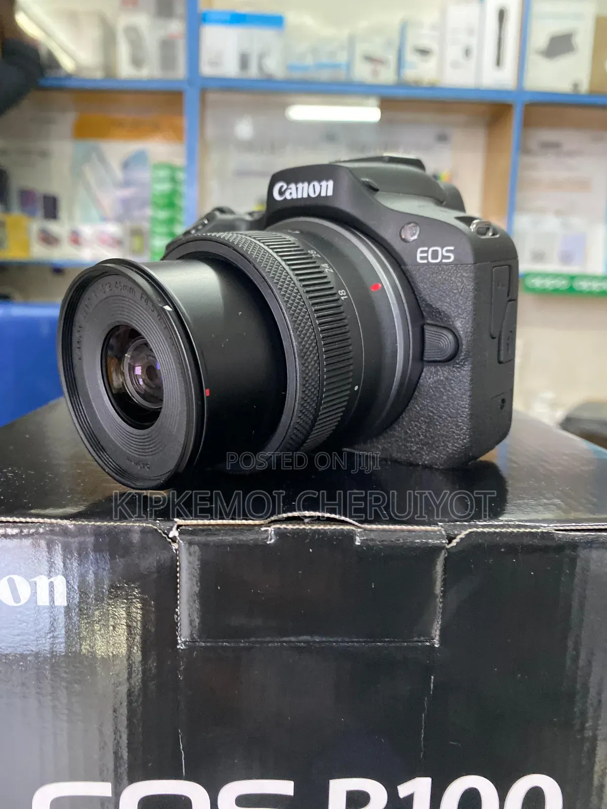Canon Eos R100 Mirrorless Camera With 18-45mm Lens