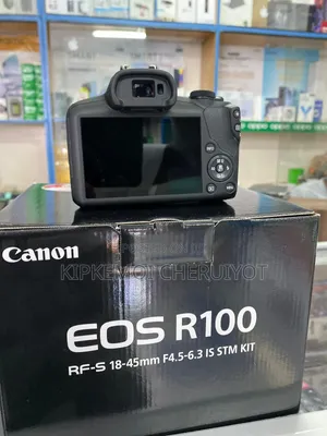 Canon Eos R100 Mirrorless Camera With 18-45mm Lens